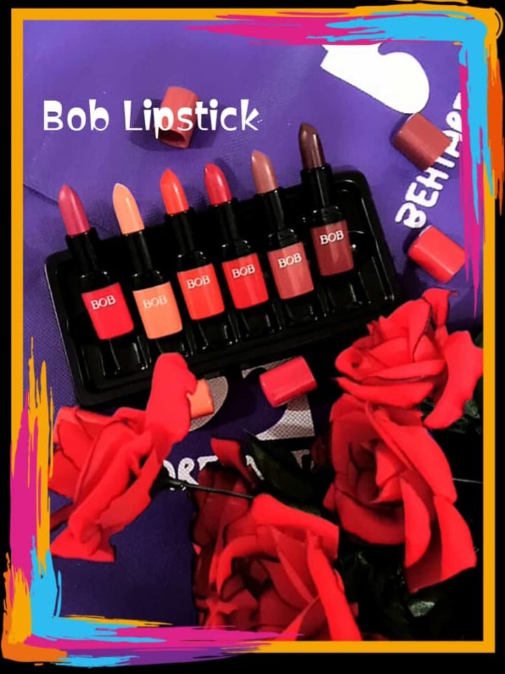 Bob Matte Lipsticks Set of 6 – Vibrant Colors for Every Mood